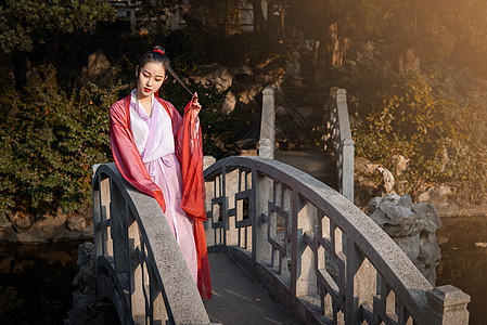 古风写真素材古风汉服美女写真背景