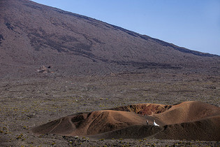 火山上的婚纱照图片