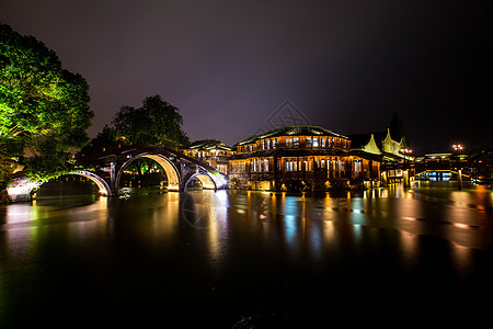 乌镇夜景图片