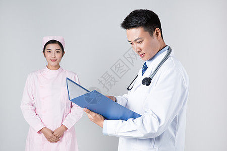 医生与护士形象照背景