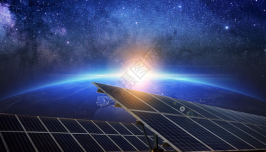 太阳能环保能源背景图片