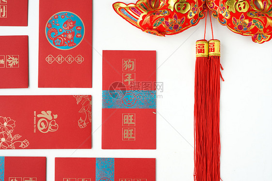 春节红包喜庆素材图片