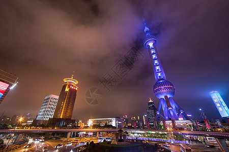 夜上海建筑建筑上海高清图片