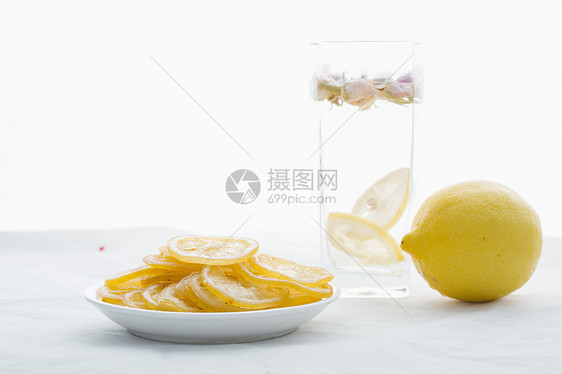 柠檬干蜜饯实拍图健康零食配图孕妇零食水果干图片