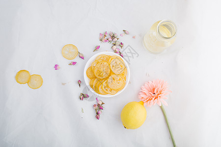 柠檬干蜜饯实拍图健康零食配图孕妇零食水果干图片