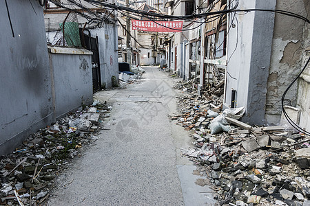 城市化进程中的拆迁和建设背景图片