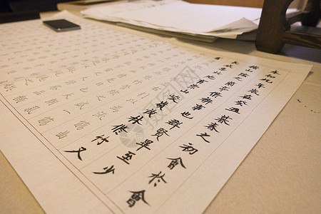 学生写书法中国元素书法背景
