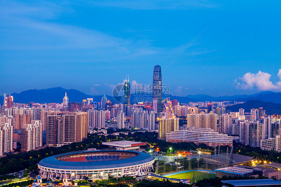 深圳地标城市夜景图片