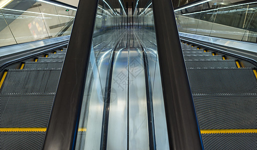 电梯购物步行梯高清图片