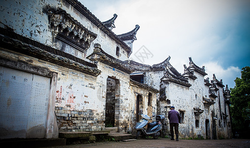 著名安徽皖南旅游景区宏村民居建筑图片