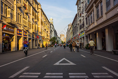 厦门中山路骑楼背景