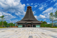 侗寨鼓楼建筑图片