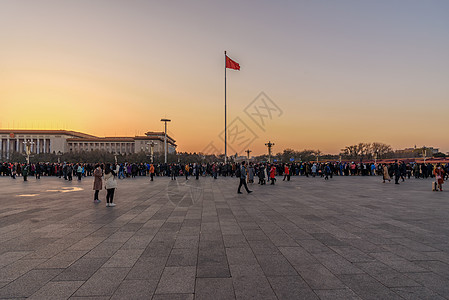 天安门广场国旗图片