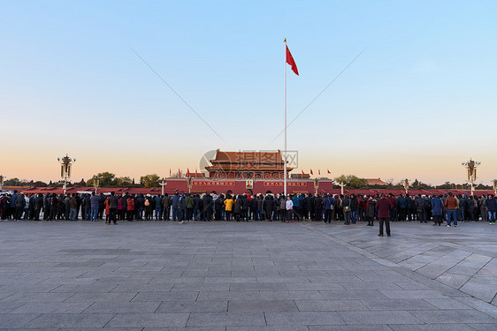 天安门广场国旗图片