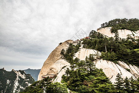 武功山绝望坡五岳华山旅游自由行爬山背景