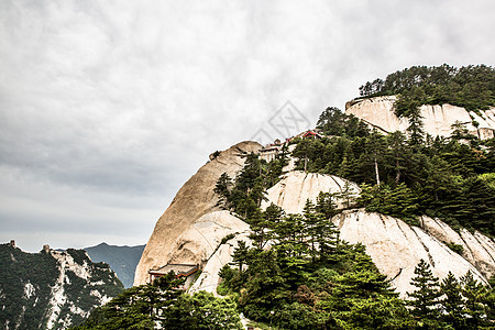 五岳华山旅游自由行爬山图片