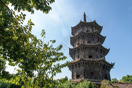 三亚旅游景点福建泉州开元寺西街西塔背景