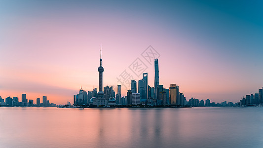 上海著名景点上海地标建筑背景