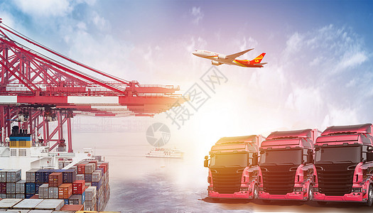 物流运输货物物流运输高清图片
