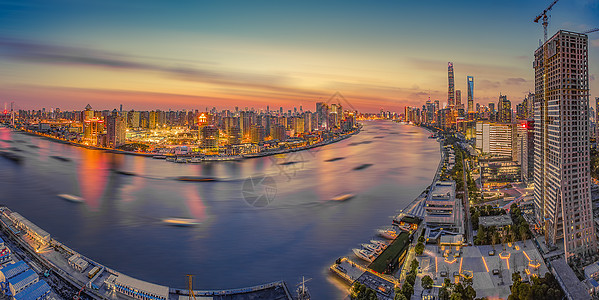 全景上海中国第一大城市高清图片