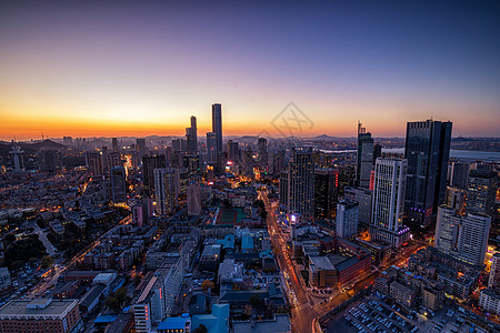 大连中山区夜景图片