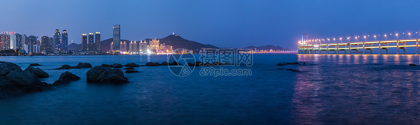大连星海全景