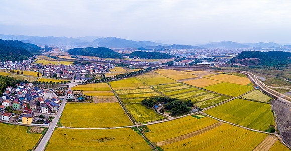 新农村房屋乡村风光背景