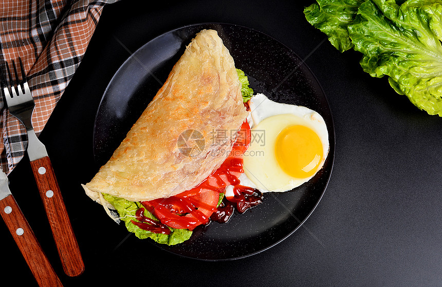 早餐手抓饼图片素材_免费下载_jpg图片格式_V