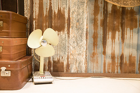 复古老式电风扇背景图片