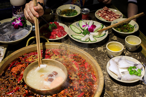 中国特色美食火锅