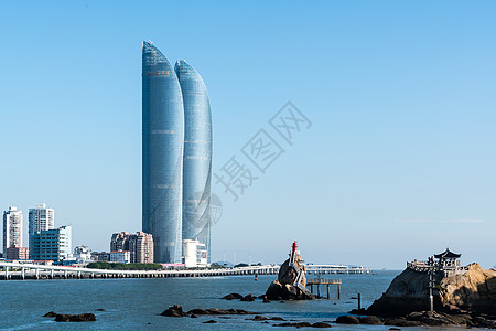 厦门世茂海峡大厦背景