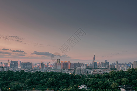 夜景街拍俯瞰城市夜景背景