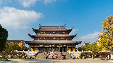 浙江桐乡濮院香海禅寺正殿图片