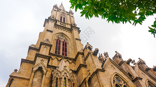 广东广州石室圣心大教堂高清图片