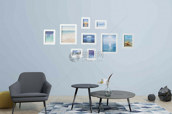 现代客厅沙发效果图图片