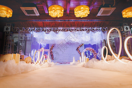 舞台背景婚礼舞台布置背景