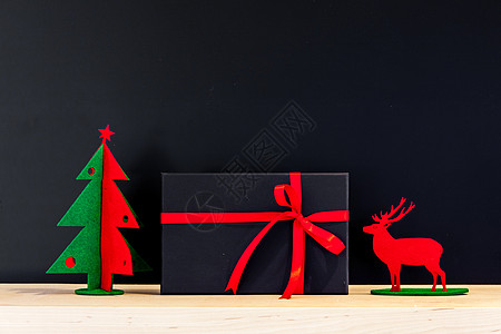 创意圣诞装饰和礼盒高清图片