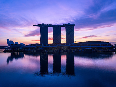 新加坡金沙酒店背景图片