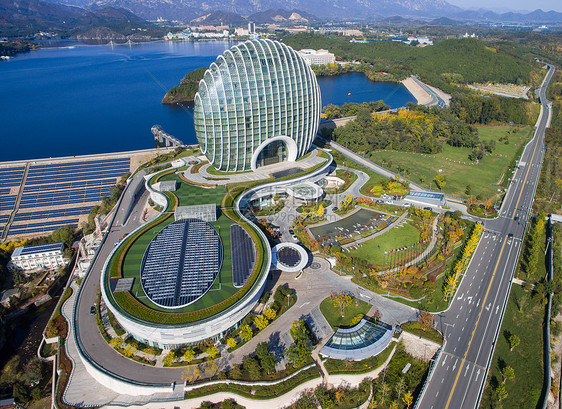 北京郊区雁西湖景区图片