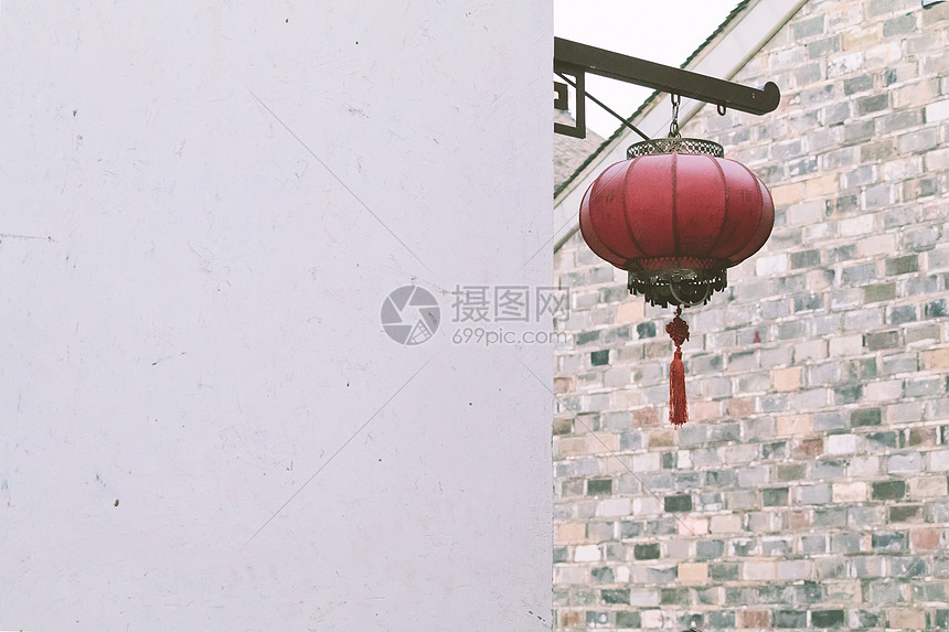 中国风的灯笼装饰图片