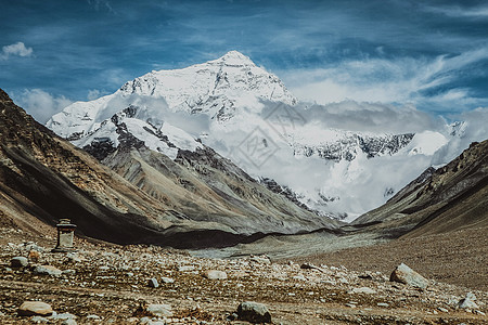 珠穆朗玛峰西藏旅游景点高清图片