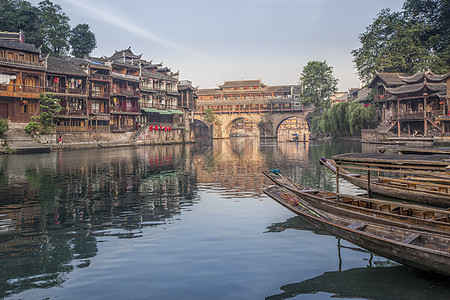 凤凰古城湘西旅游目的地高清图片