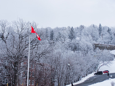 国外春节背景国外下大雪的新年背景