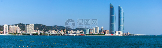 厦门环岛路海岸天际线图片