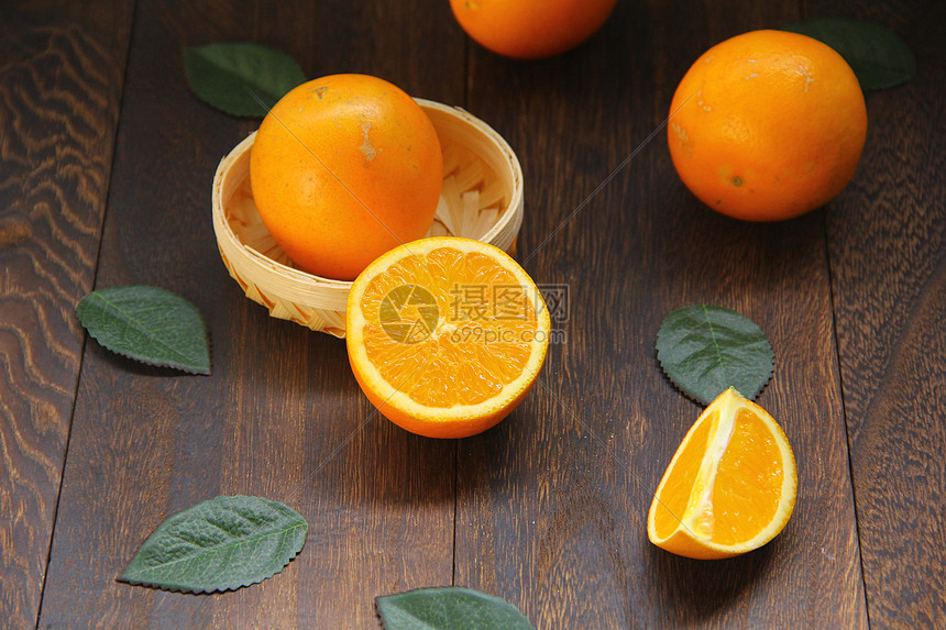 新鲜水果橙子图片