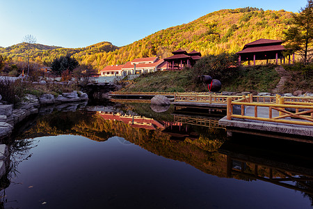 山庄赤峰风光背景