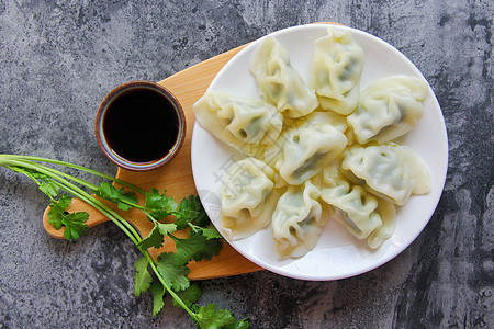 新年静物小暑之美味水饺背景