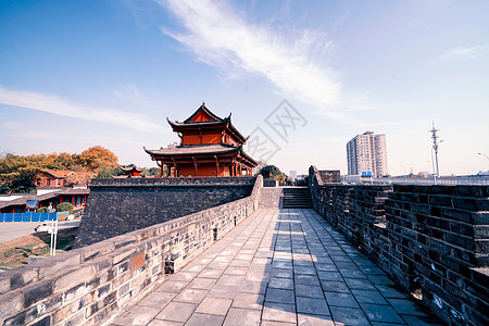 武汉起义门古城墙图片