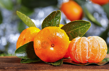 水果配图砂糖橘背景