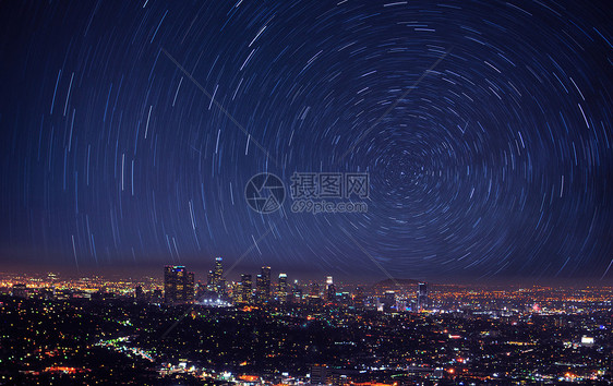 星空星轨背景图片